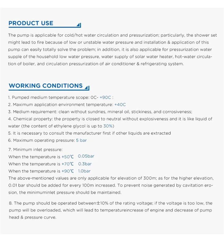 Automatic Booster Circulation Pump Automatic Booster Circulation Pump